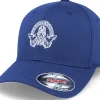 Hot Vikings Odin Wolves Logo Navy Flexfit -