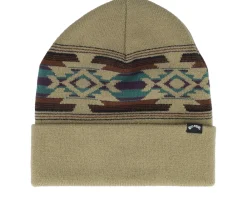 New Billabong Offshore Beanie Gravel Olive Cuff -