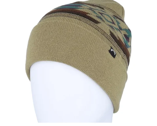 New Billabong Offshore Beanie Gravel Olive Cuff -