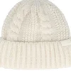 Cuff Beanies-The North Face Oh Mega Beanie White Cuff -
