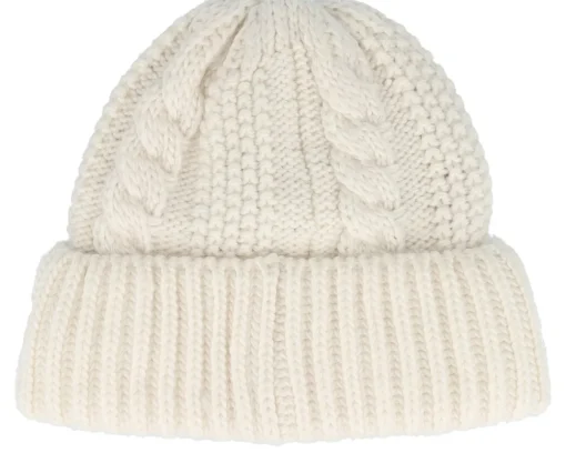 Cuff Beanies-The North Face Oh Mega Beanie White Cuff -