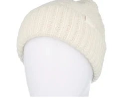 Cuff Beanies-The North Face Oh Mega Beanie White Cuff -