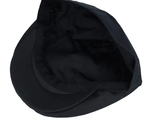 Flat Caps-Jaxon & James Oilcloth Black Flat Cap -