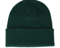 New Bearded Man Old English B Patch Bottle Green Beanie -