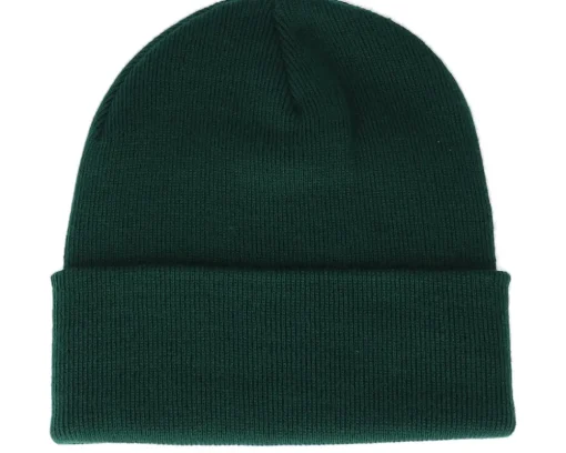 New Bearded Man Old English B Patch Bottle Green Beanie -