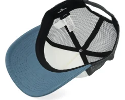 Trucker-Quiksilver Omnipotent White/Blue/Charcoal Foam A-Frame Trucker -