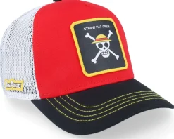 Trucker-Capslab One Piece Logo /Black/White Trucker - Red