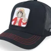 Trucker-Capslab One Piece Luffy Black Trucker -