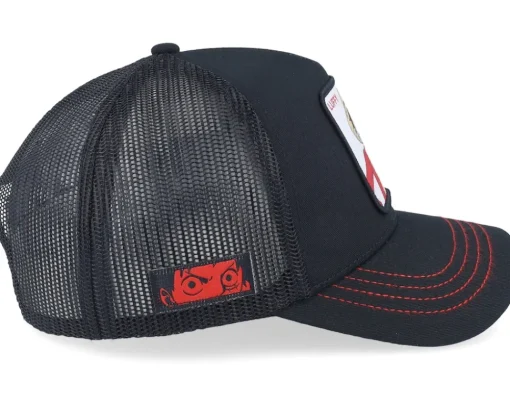 Trucker-Capslab One Piece Luffy Black Trucker -