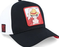 Trucker-Capslab One Piece Luffy White/Black A-Frame Trucker -