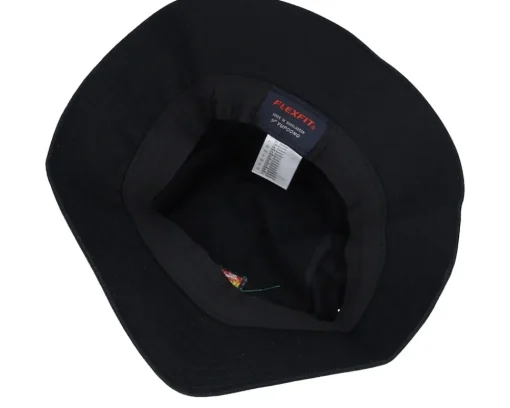 Buckets-Fair Oraganic Rainbow Pride Logo Black Bucket -
