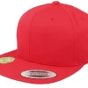 Discount Yupoong Organic Cotton Snapback - Red