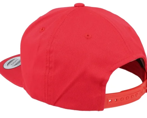 Discount Yupoong Organic Cotton Snapback - Red