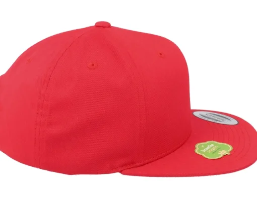 Discount Yupoong Organic Cotton Snapback - Red