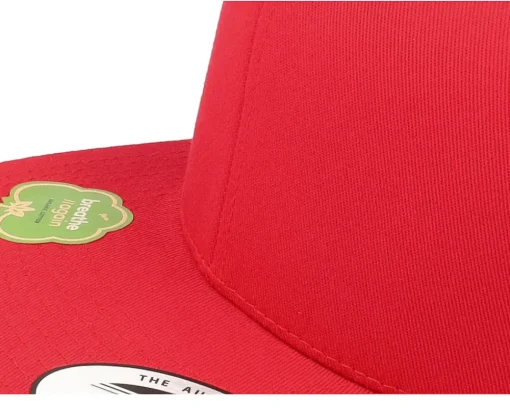 Discount Yupoong Organic Cotton Snapback - Red