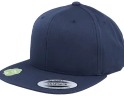 Online Yupoong Organic Navy Snapback - Blue