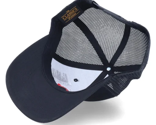 Outlet Iconic Organic Red Rose Petal Black Trucker -