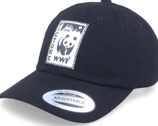 Dad Cap | Organic Caps-Picture Organic WWF Paxston Cap Black Dad Cap -