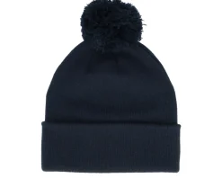 Clearance Beechfield Original Pom Pom Petrol Beanie - Blue