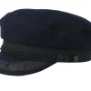 Best CTH Ericson Oscar Wool Dark Marin Flat Cap -