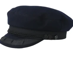 Best CTH Ericson Oscar Wool Dark Marin Flat Cap -