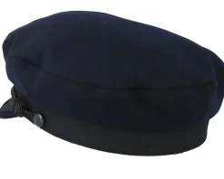 Best CTH Ericson Oscar Wool Dark Marin Flat Cap -