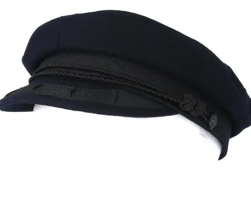 Best CTH Ericson Oscar Wool Dark Marin Flat Cap -