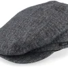 Clearance Barts Oslo Cap Heather Grey Flat Cap -