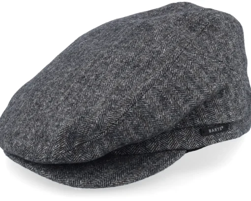 Clearance Barts Oslo Cap Heather Grey Flat Cap -