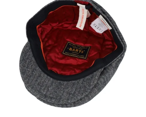 Clearance Barts Oslo Cap Heather Grey Flat Cap -