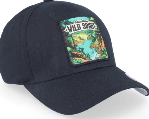 Sale Wild Spirit Outdoor Clothing Forest Lake Black Flexfit -