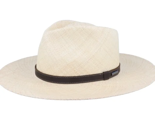 Straw Hat-Stetson Outdoor Panama Natural Straw Hat -