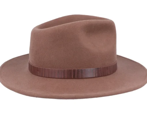 Fashion Stetson Outdoor Western Woolfelt 67 Brown Fedora -
