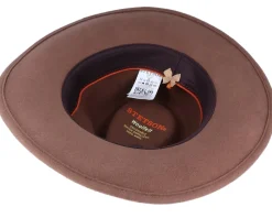 Fashion Stetson Outdoor Western Woolfelt 67 Brown Fedora -