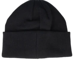 Cuff Beanies-Upfront Outsider Organic Beanie Color Black Cuff -