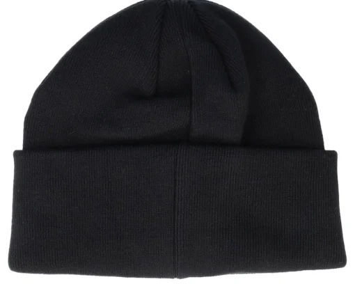 Cuff Beanies-Upfront Outsider Organic Beanie Color Black Cuff -
