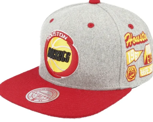 Snapback-Mitchell & Ness Own Brand Melton Patch /Black Snapback - Grey