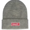 Cuff Beanies-Mitchell & Ness Own Brand Roll Up Beanie Sand Cuff -