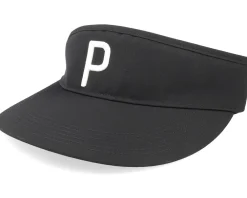 New Puma P Black/Bright White Visor -