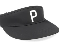 New Puma P Black/Bright White Visor -
