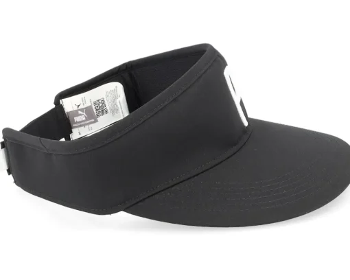 New Puma P Black/Bright White Visor -