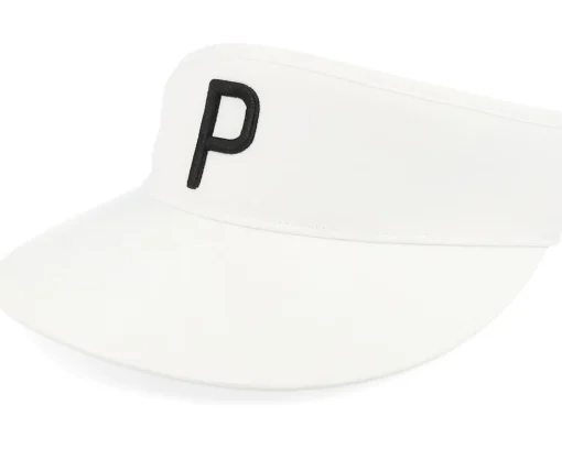 Golf | Visor-Puma P Bright /Black Visor - White