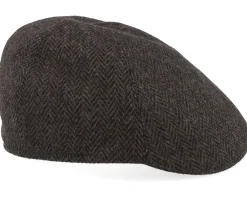 Discount Mayser Paddy Amaro Brown Flat Cap -