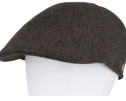 Discount Mayser Paddy Amaro Brown Flat Cap -