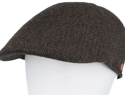 Discount Mayser Paddy Amaro Brown Flat Cap -