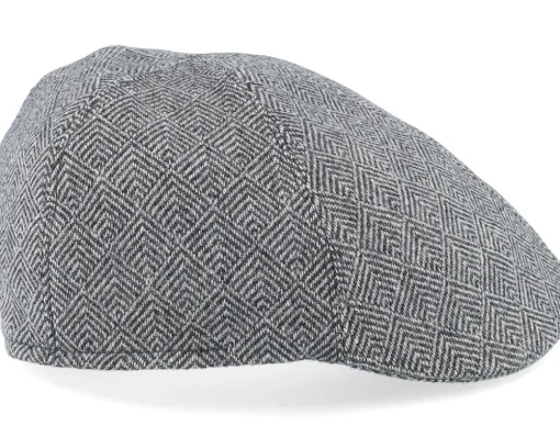 Flat Caps-Mayser Paddy Premium Grey Flatcap -