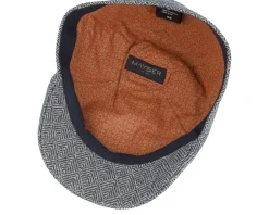 Flat Caps-Mayser Paddy Premium Grey Flatcap -
