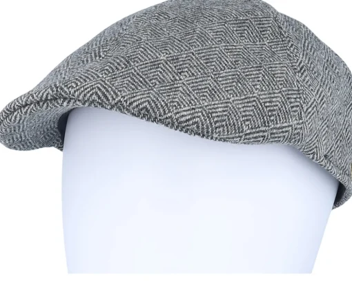Flat Caps-Mayser Paddy Premium Grey Flatcap -