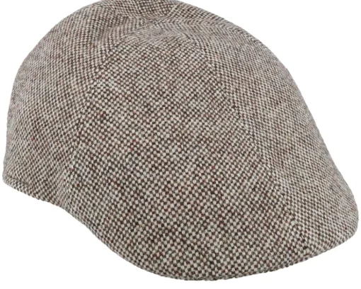 Flat Caps-Mayser Paddy Tweed Beige Flat Cap -