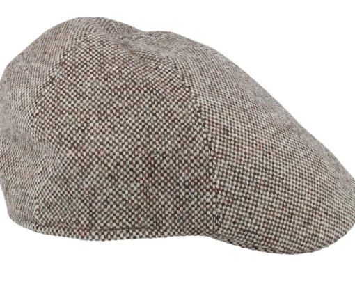 Flat Caps-Mayser Paddy Tweed Beige Flat Cap -